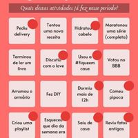 Bingo da quarentena: quem se atreve? #NoivasEmCasa - 1