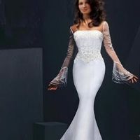 Vestido noiva manga longa