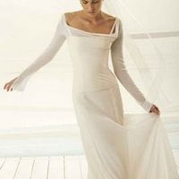 Vestido noiva manga longa