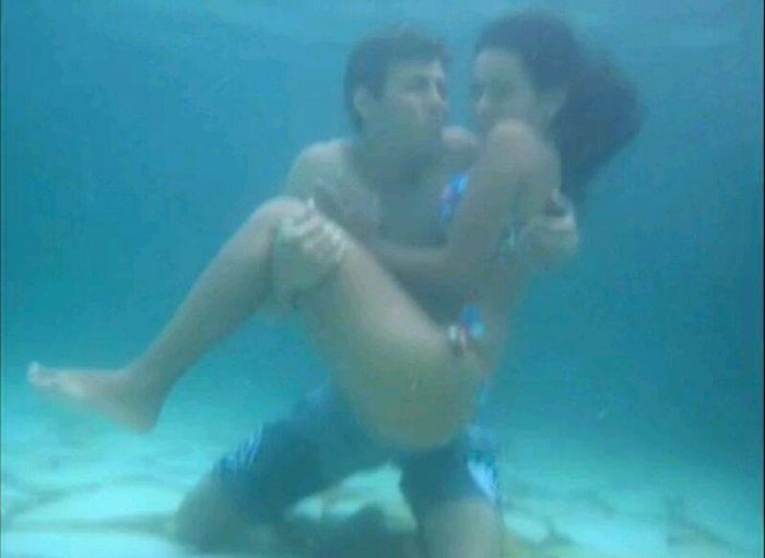 Amor até debaixo d'agua