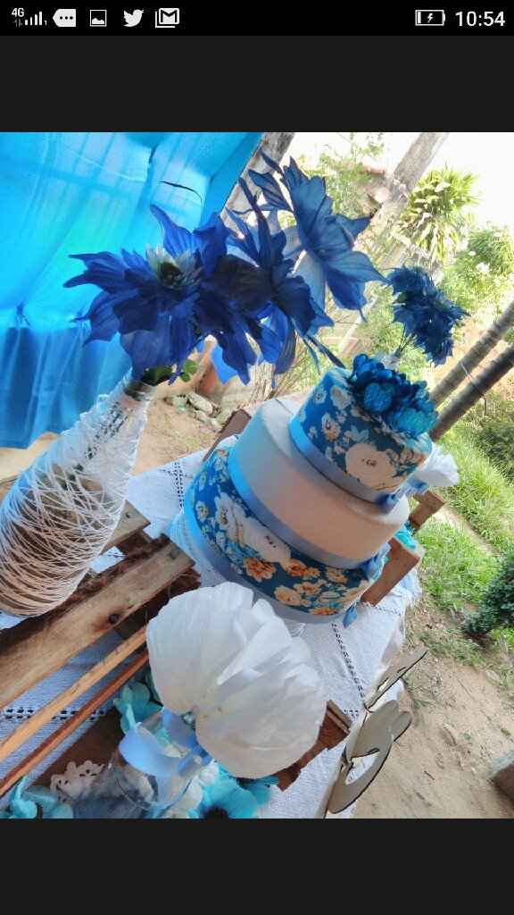 Decoração de noivado com caixote #feitapormim - 4