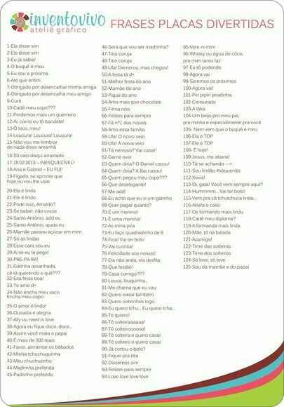 Frases para plaquinhas - 1