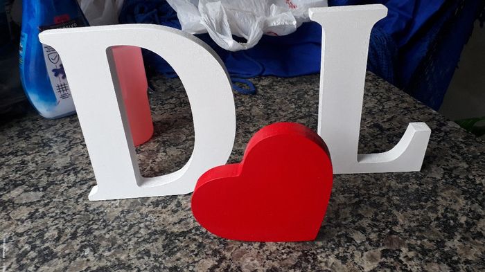 Caixas dos Padrinhos e Iniciais Pintadas - Quase prontas !!! 2