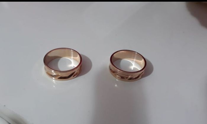 Aliança de moeda ou Folheada/banhada a ouro 3
