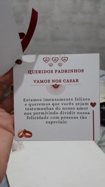 Convite dos Padrinho feito pelo Canva 2