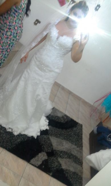 Fim do sofrimento!  vestido de noiva definido.. agora to feliz! - 1