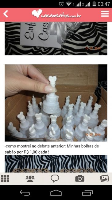 Qual lembrancinha fazer? - 2