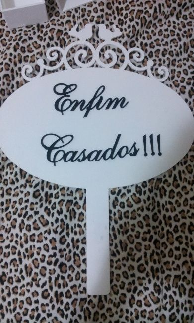 Minha plaquinha  - 2