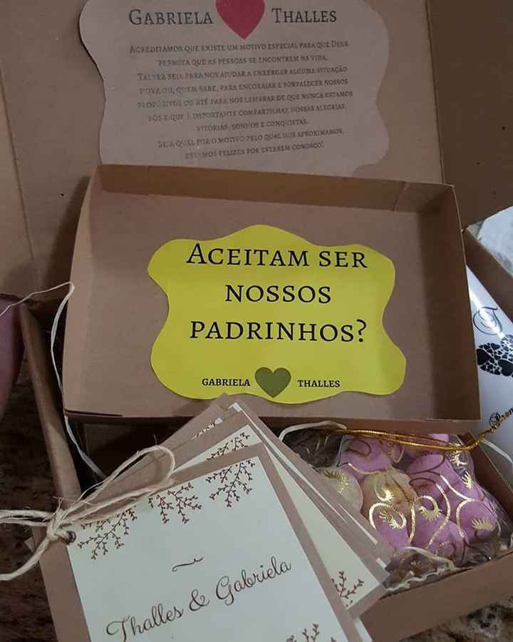 Convite padrinhos