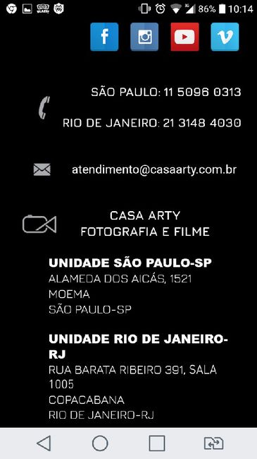 Empresa de filmagem e fotografia dando golpes!! - 1