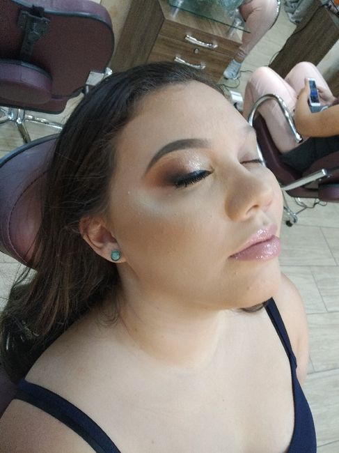 Teste cabelo e maquiagem - 2