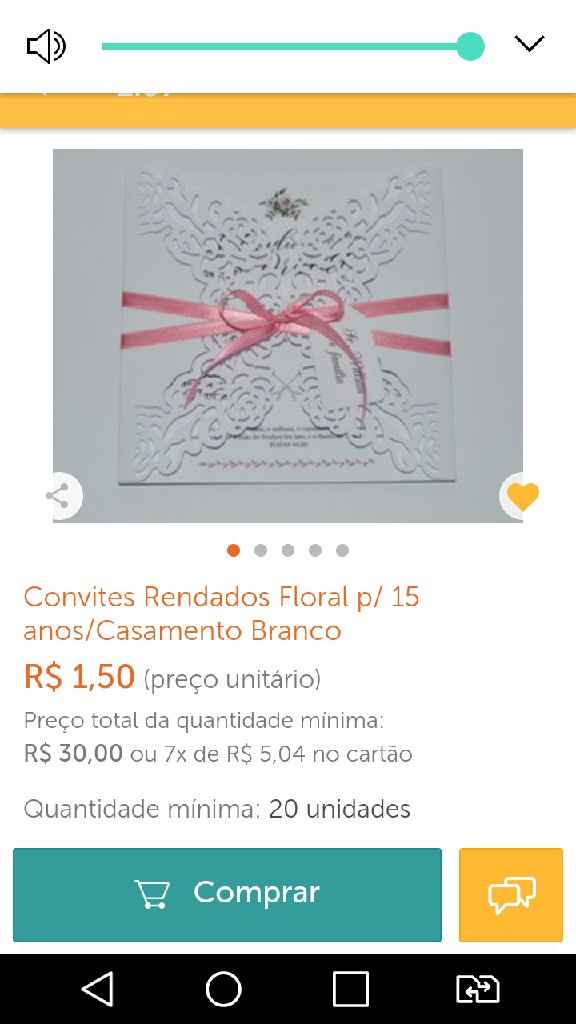 Convite rendado - 1