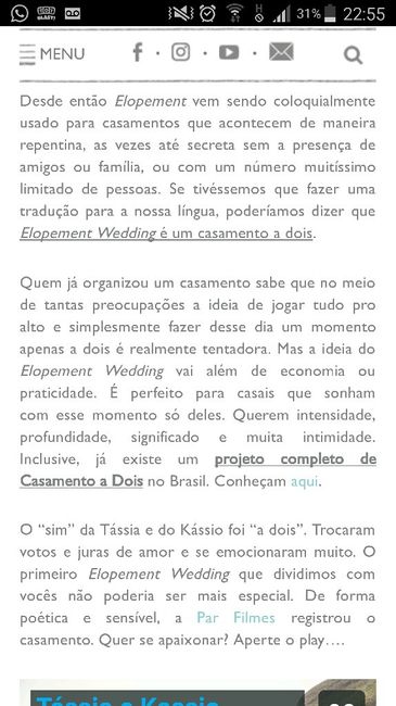 Elopement wedding - 1