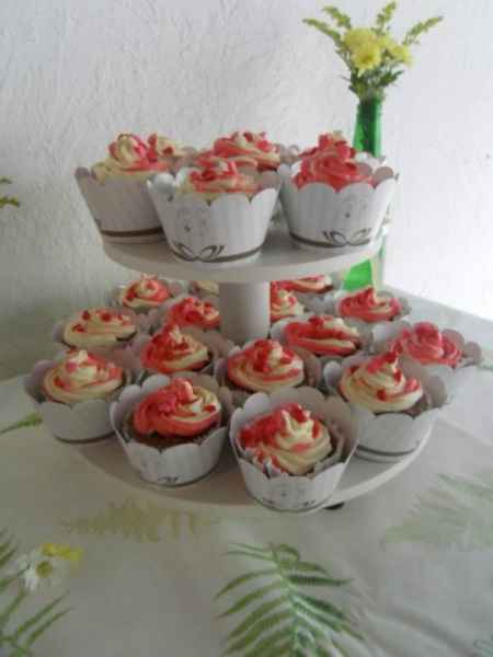Cupcakes no noivado