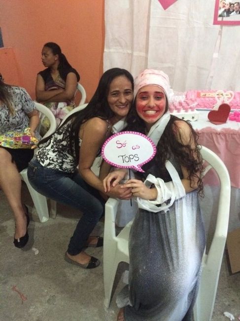 Lindaaass .. haha eu parecendo uma múmia