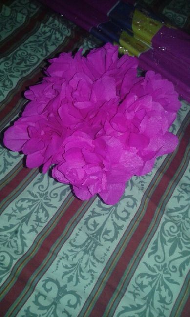 Flores de crepom - 4