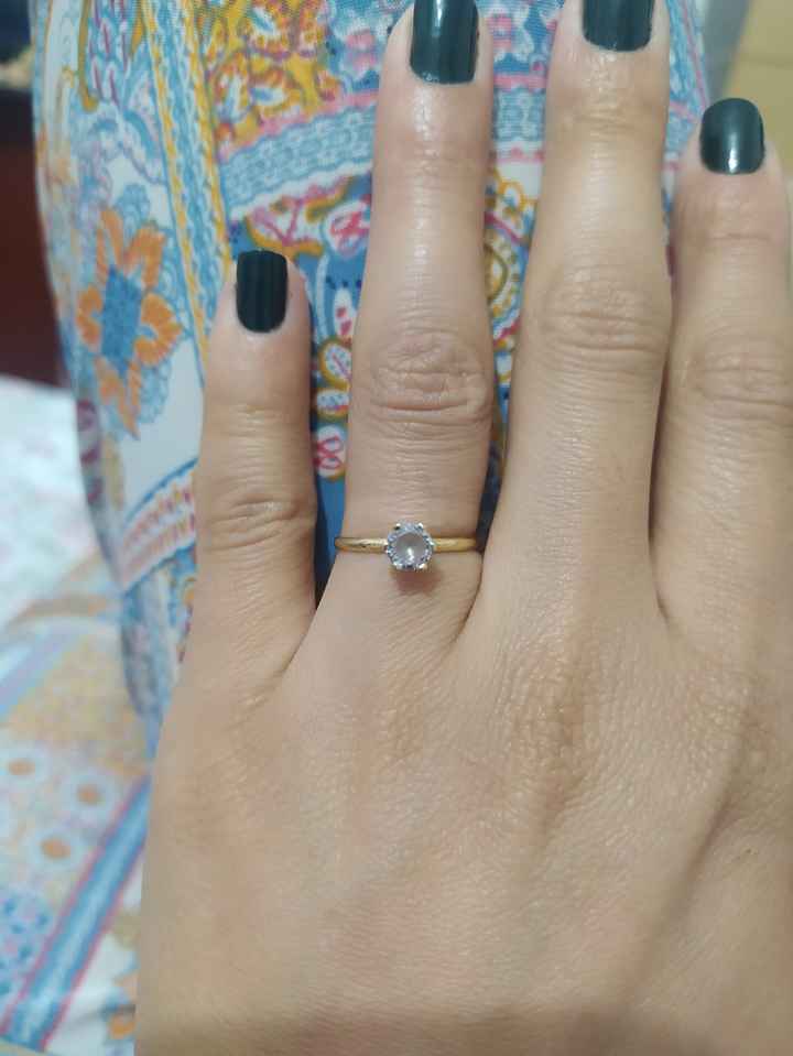 Anel de noivado: ouro amarelo ou ouro branco? 💍 🥊 - 1