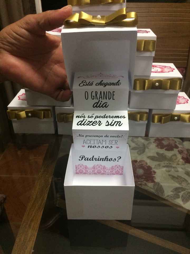  Meus convites para os padrinhos !! - 2