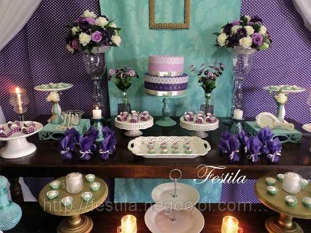 Roxo e Verde Tiffany ?