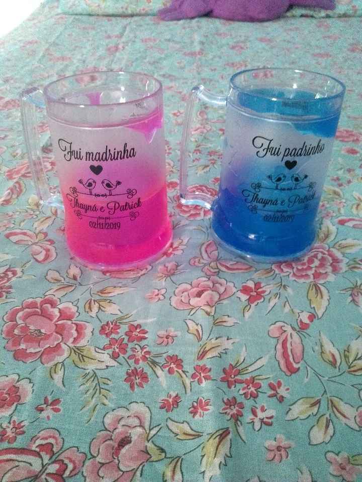 Lembrancinha dos padrinhos - 1
