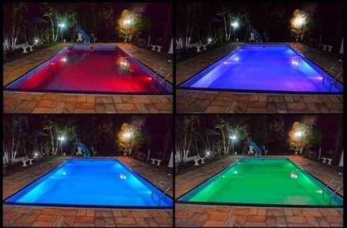 4 tipo de iluminação para a piscina