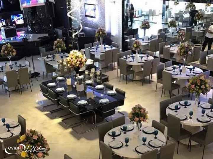 Salão visto do segundo andar