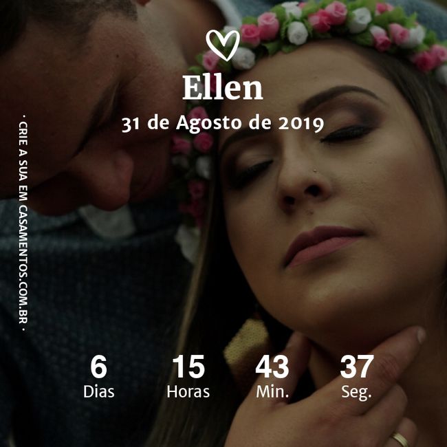 Contagem regressiva ❤️🥰 - 1