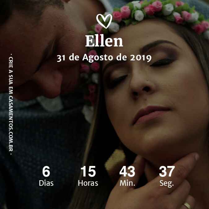 Contagem regressiva ❤️🥰 - 1