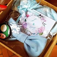 Caixa dos padrinhos azul diy - 5
