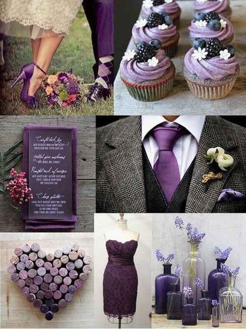 Inspirações para casamento roxo e lilás =) - 11