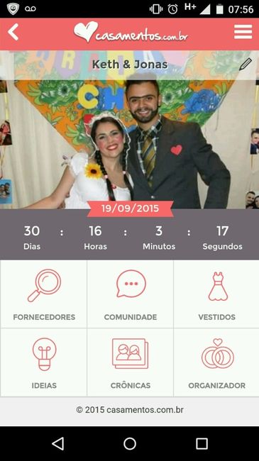 Só faltam 30 dias!  o/ - 1