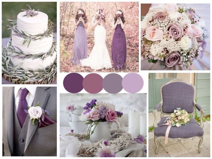 Inspirações para casamento roxo e lilás =) - 17