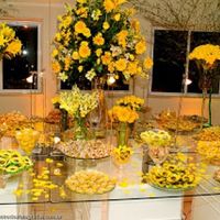 Decoração de Casamento Amarela