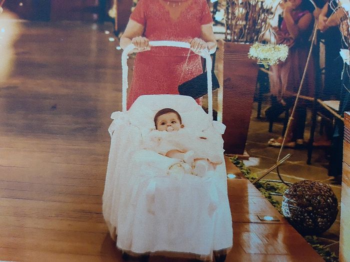 Carrinho de bebe para casamento 2