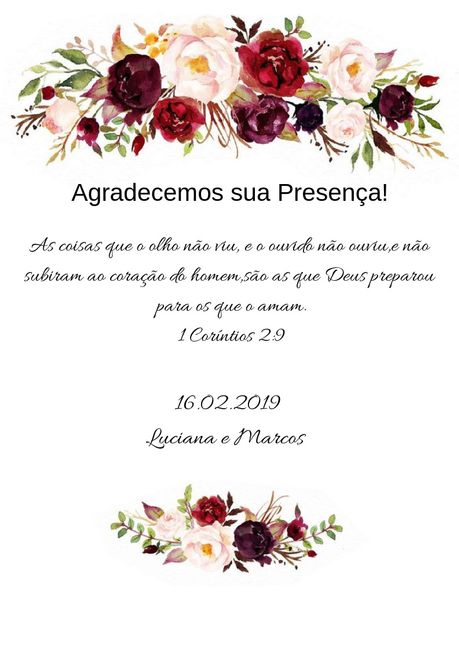 Agradecimento!!