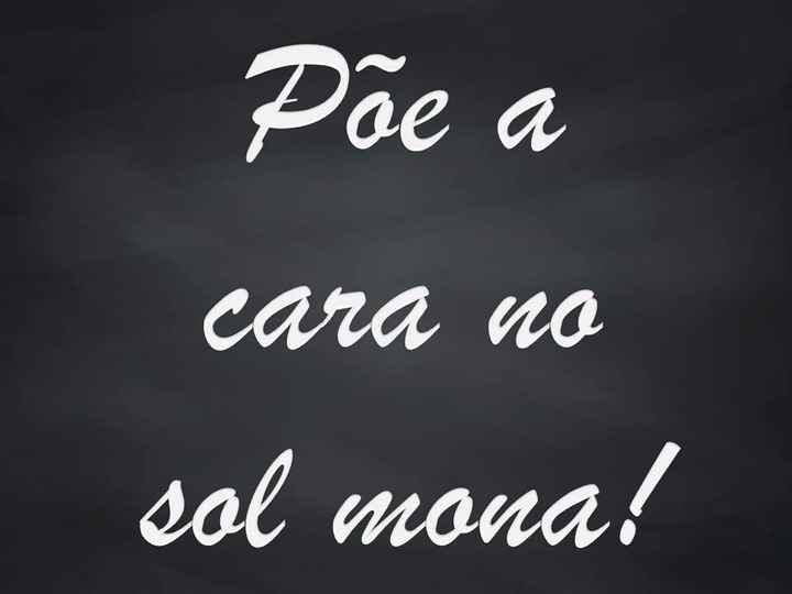 Põe a cara no sol