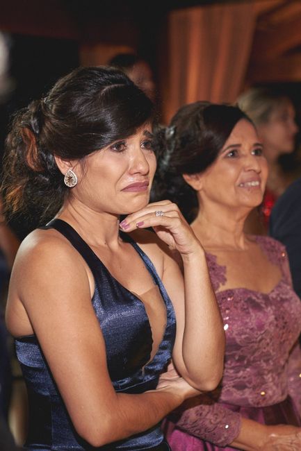 Cunhada chorando!