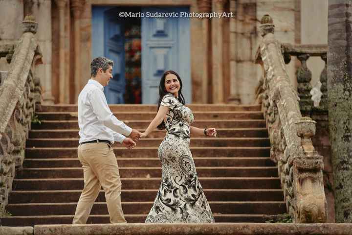Compartilhe o seu pré-wedding - a foto mais divertida/criativa - 1