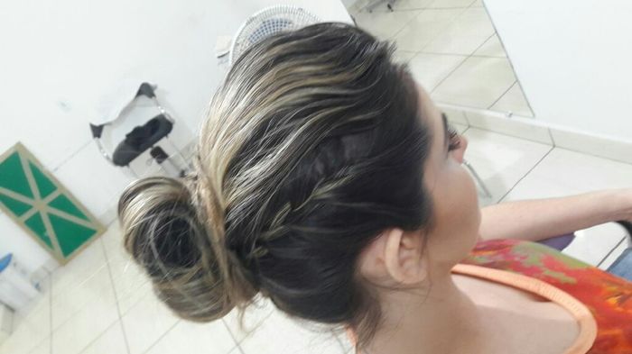 Prévia cabelo e make que escolhi. - 2