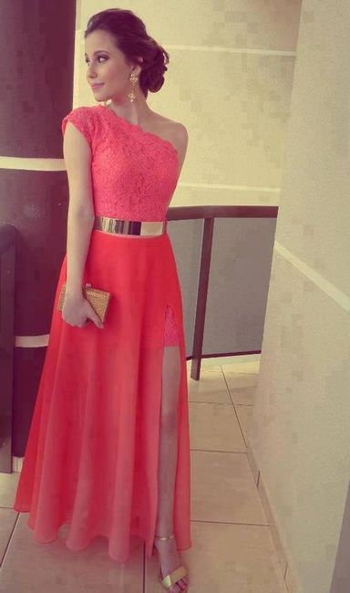 Opção de vestido para convidados ou parentes
