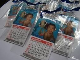 mini calendario lembrancinha
