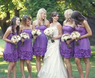 inspiração casamento roxo