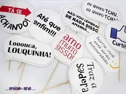 plaquinhas festa