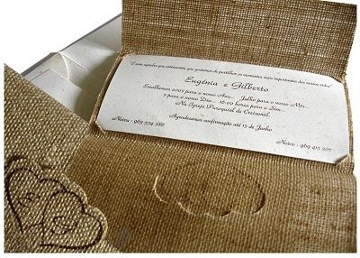 inspiração - convite casamento rustico