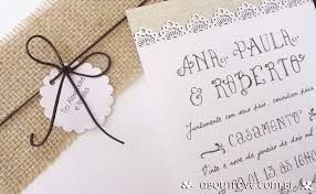 inspiração - convite casamento rustico