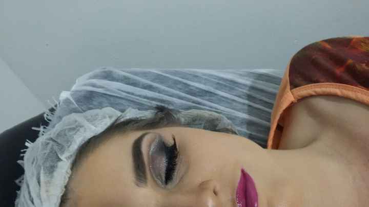  Prévia cabelo e make que escolhi. - 3
