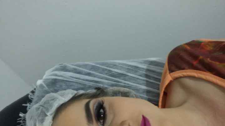  Prévia cabelo e make que escolhi. - 4