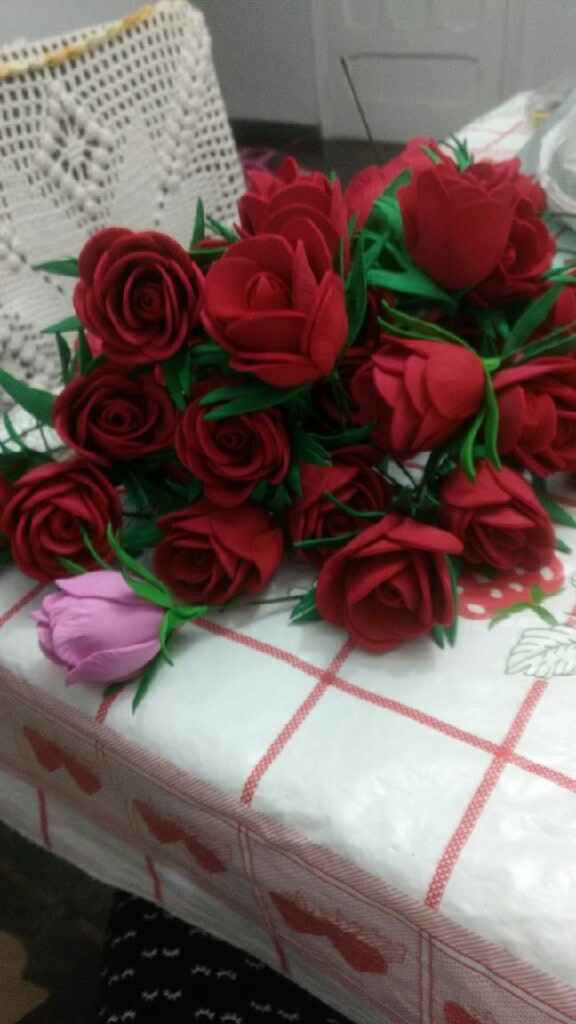 Flores de e.v. a para arranjo de mesa - 2
