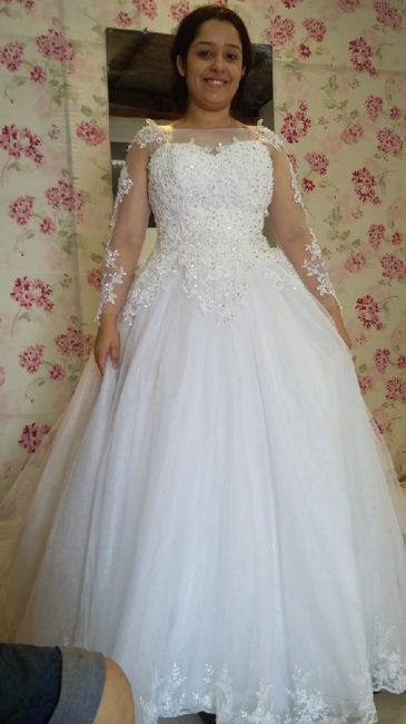 Meu vestido de noiva vs. Me sentindo inchada - 3