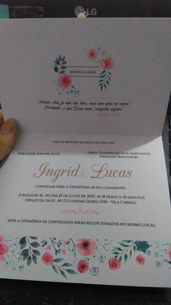 Meus convites chegaram!!! ❤️💍 - 2